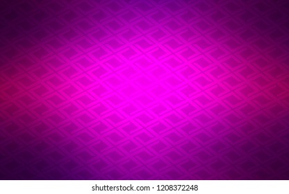 Dark Purple vector cover in polygonal style. Decorative design in abstract style with rectangles. Pattern can be used for websites.
