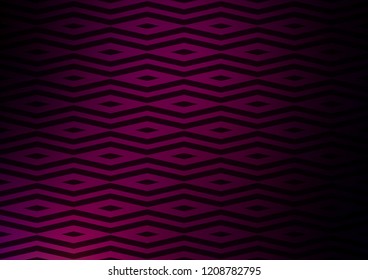 Dark Purple vector cover in polygonal style. Glitter abstract illustration with triangular shapes. Pattern for busines ad, booklets, leaflets