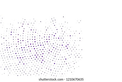 Dark Purple vector cover in polygonal style. Rectangles on abstract background with colorful gradient. Pattern for commercials.
