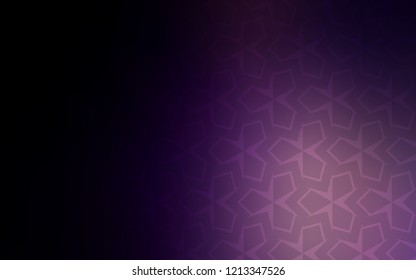 Dark Purple vector cover in polygonal style. Illustration with set of colorful rectangles. Smart design for your business advert.