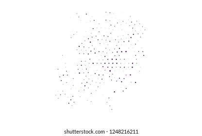 Dark Purple vector cover in polygonal style. Glitter abstract illustration with rectangular shapes. Smart design for your business advert.