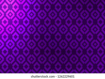 Dark Purple vector cover in polygonal style. Decorative design in abstract style with rectangles. Pattern for busines ad, booklets, leaflets