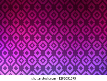 Dark Purple vector cover in polygonal style. Modern abstract illustration with colorful rectangles. Pattern can be used for websites.