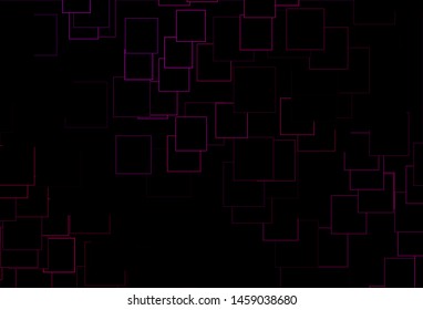 Dark Purple vector cover in polygonal style. Rectangles on abstract background with colorful gradient. Pattern can be used for websites.