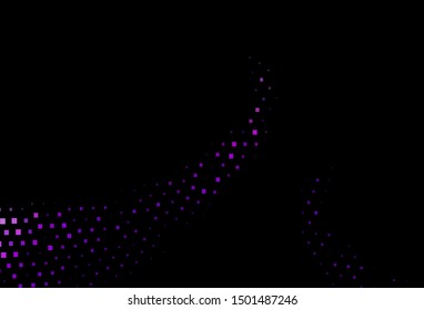 Dark Purple vector cover in polygonal style. Abstract gradient illustration with rectangles. Modern template for your landing page.