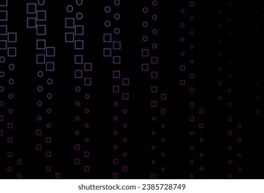 Dark Purple vector cover with polygonal style. Abstract gradient illustration with rectangles. Pattern for websites, landing pages.