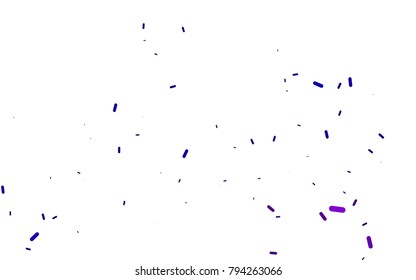 Dark Purple vector cover with rounded stripes. Decorative shining illustration with lines on abstract template. The pattern can be used for medical ad, booklets, leaflets