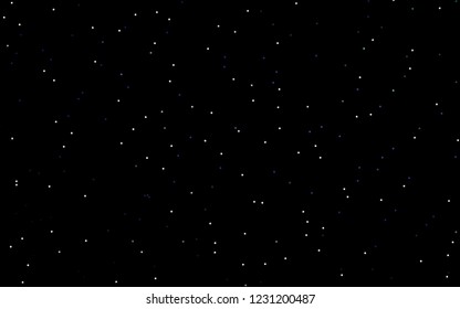 Dark Purple vector cover with small and big stars. Decorative shining illustration with stars on abstract template. The pattern can be used for websites.