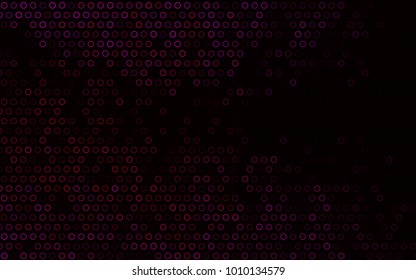 Dark Purple vector  cover with spots. Glitter abstract illustration with blurred drops of rain. Beautiful design for your business natural advert.