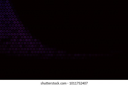 Dark Purple vector  cover with spots. Modern abstract illustration with colorful water drops. Completely new template for your brand book.