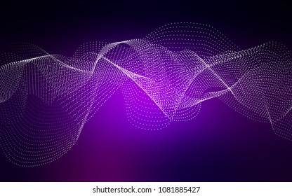 Dark Purple vector cover with spots. Modern abstract illustration with colorful water drops. Beautiful design for your business natural advert.