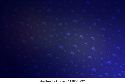 Dark Purple vector cover with spots. Abstract illustration with colored bubbles in nature style. New design for ad, poster, banner of your website.