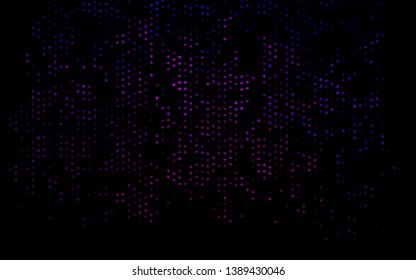Dark Purple vector cover with spots. Beautiful colored illustration with blurred circles in nature style. Pattern for beautiful websites.