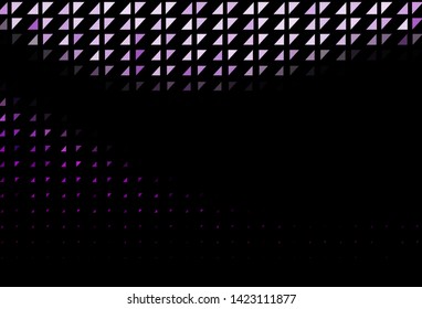 Dark Purple vector cover with spots. Blurred bubbles on abstract background with colorful gradient. Pattern for beautiful websites.