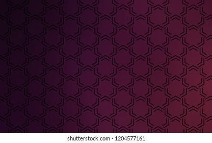Dark Purple vector cover with stright stripes. Blurred decorative design in simple style with lines. Pattern for your busines websites.