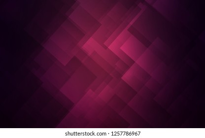 Dark Purple vector cover with stright stripes. Lines on blurred abstract background with gradient. The pattern for ad, booklets, leaflets.