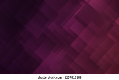 Dark Purple vector cover with stright stripes. Modern geometrical abstract illustration with Lines. Smart design for your business advert.