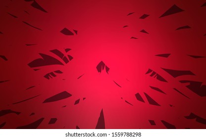 Dark Purple vector cover with stright stripes. Modern geometrical abstract illustration with staves. Pattern for your busines websites.