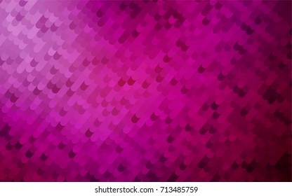 Dark Purple vector crooked abstract pattern. Shining illustration, which consist of curved lines. A completely new template for your business design.