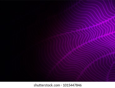 Dark Purple vector doodle blurred texture. A vague abstract illustration with doodles in Indian style. The textured pattern can be used for website.