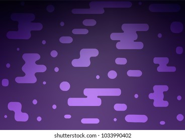 Dark Purple vector doodle blurred texture. Brand-new colored illustration in blurry style with doodles. The pattern can be used for heads of websites and designs.