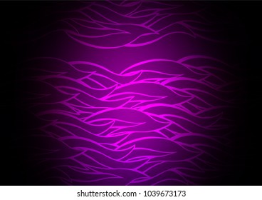 Dark Purple vector doodle blurred template. Doodles on blurred abstract background with gradient. A new texture for your design.