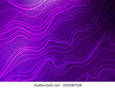 Dark Purple vector doodle blurred texture. Shining colored illustration with doodles in Zen tangle style. The template can be used as a background for cell phones.