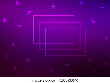 Dark Purple vector doodle blurred texture. Blurred decorative design in Indian style with Zen tangles. The best blurred design for your business.