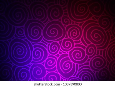 Dark Purple vector doodle blurred texture. Creative illustration in blurred style with doodles and Zen tangles. Brand-new style for your business design.