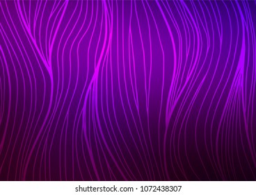 Dark Purple vector doodle blurred texture. A vague abstract illustration with doodles in Indian style. The pattern can be used for heads of websites and designs.