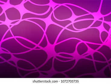 Dark Purple vector doodle blurred texture. A vague abstract illustration with doodles in Indian style. The pattern can be used for coloring books and pages for kids.