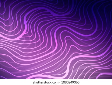Dark Purple vector doodle blurred template. Shining colored illustration with doodles in Zen tangle style. The completely new template can be used for your brand book.