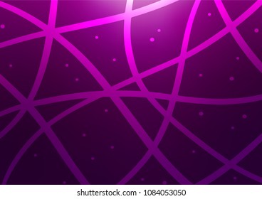 Dark Purple vector doodle blurred template. Glitter abstract illustration with doodles and Zen tangles. The best blurred design for your business.
