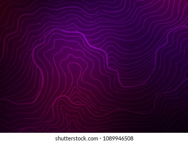 Dark Purple vector doodle blurred template. Glitter abstract illustration with doodles and Zen tangles. The completely new template can be used for your brand book.