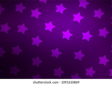 Dark Purple vector doodle blurred texture. Blurred decorative design in Indian style with Zen tangles. The pattern can be used for wallpapers and coloring books.