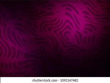 Dark Purple vector doodle blurred texture. Brand-new colored illustration in blurry style with doodles. The pattern can be used for wallpapers and coloring books.