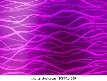 Dark Purple vector doodle blurred pattern. Blurred decorative design in Indian style with Zen tangles. The template can be used as a background for cell phones.