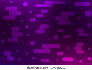 Dark Purple vector doodle blurred texture. Doodles on blurred abstract background with gradient. Hand painted design for web, wrapping, wallpaper.