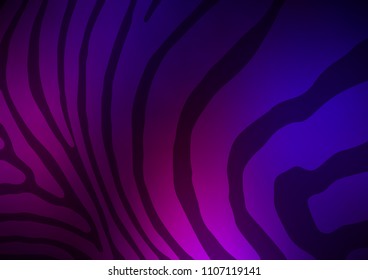 Dark Purple vector doodle blurred texture. Shining colored illustration with doodles in Zen tangle style. A completely new design for your business.