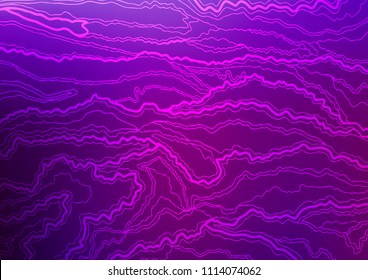 Dark Purple vector doodle blurred pattern. Glitter abstract illustration with doodles and Zen tangles. The pattern can be used for heads of websites and designs.
