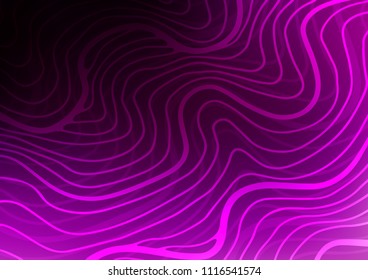 Dark Purple vector doodle blurred texture. An elegant bright illustration with lines in Natural style. Brand-new style for your business design.