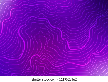 Dark Purple vector doodle blurred pattern. Shining colored illustration with doodles in Zen tangle style. The pattern can be used for heads of websites and designs.