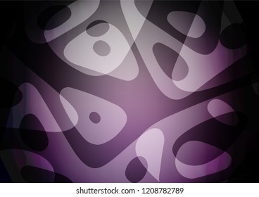 Dark Purple vector doodle blurred background. Creative illustration in blurred style with doodles and Zen tangles. The completely new template can be used for your brand book.