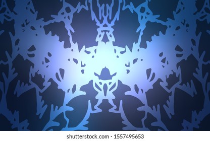 Dark Purple vector doodle blurred pattern. Colorful abstract illustration with lines drawn by child in Asian style. The completely new template can be used for your brand book.