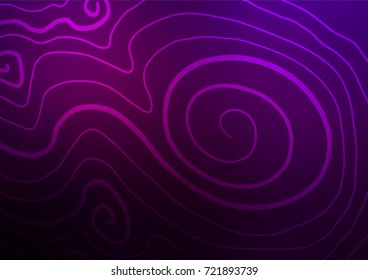 Dark Purple vector doodle blurred pattern. Geometric doodle illustration in Origami style with gradient. The pattern can be used for coloring books and pages for kids.