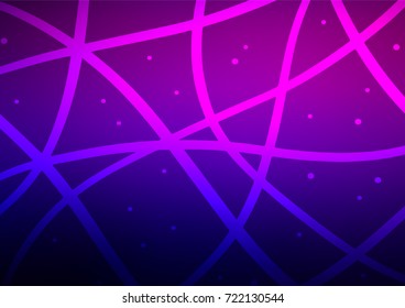 Dark Purple vector doodle blurred pattern. Shining colored illustration with doodles in Zen tangle style. The textured pattern can be used for website.