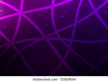 Dark Purple vector doodle blurred background. Ethnic elegant natural pattern with gradient. The completely new template can be used for your brand book.