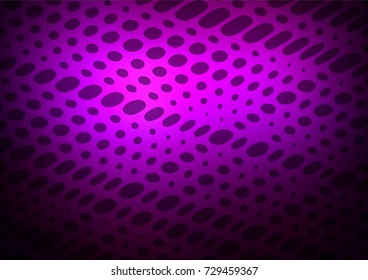 Dark Purple vector doodle blurred background. A vague abstract illustration with doodles in Indian style. The template can be used as a background for cell phones.