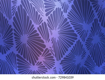 Dark Purple vector doodle blurred texture. An elegant bright illustration with lines in Natural style. Hand painted design for web, wrapping, wallpaper.