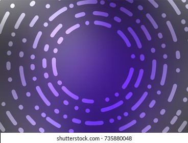 Dark Purple vector doodle blurred pattern. Brand-new colored illustration in blurry style with doodles. The completely new template can be used for your brand book.